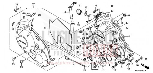 COPERCHIO CARTER MOTORE DESTRO CBR1000RRD di 2013